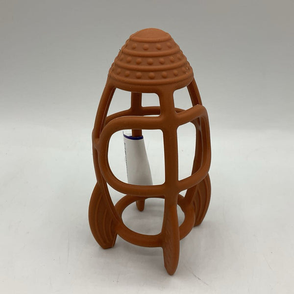 Silicon Brown Rocket Baby Toy