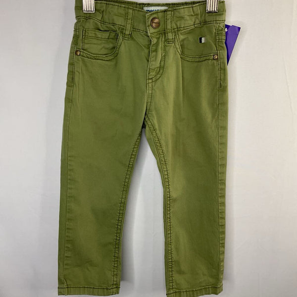Size 2: Mayoral Olive Green Jeans
