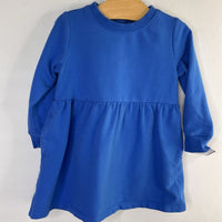 Size 12-18m: Primary Blue Long Sleeve Dress