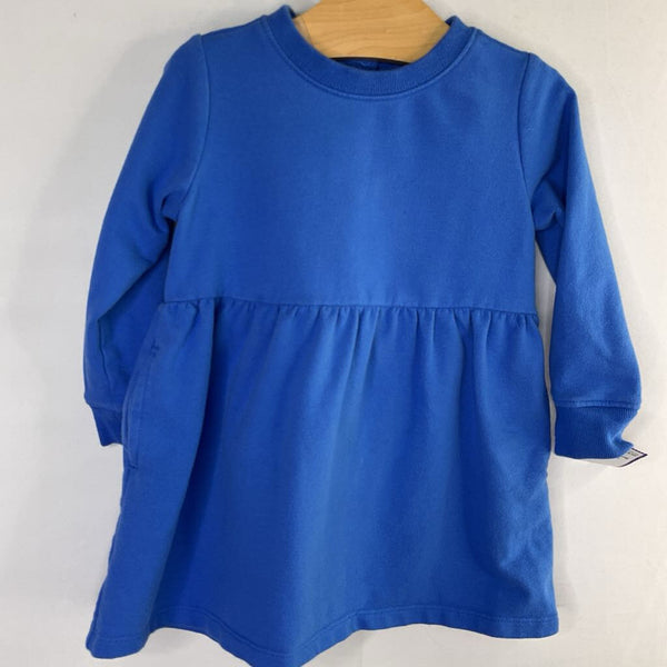 Size 12-18m: Primary Blue Long Sleeve Dress