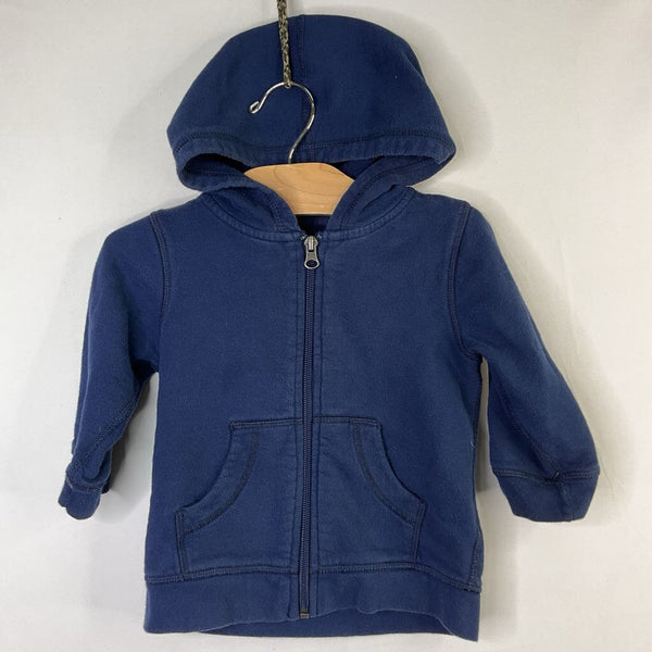 Size 18-24m: Hanna Andersson Moon and Back Navy Zip Up Hoodie