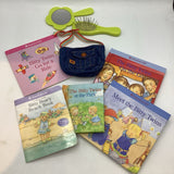 Collectable American Girl Bitty Twins Dolls Boy/Girl w/ Outfits, Accessories & 5 Books- In Original Box - Like NEW Condition