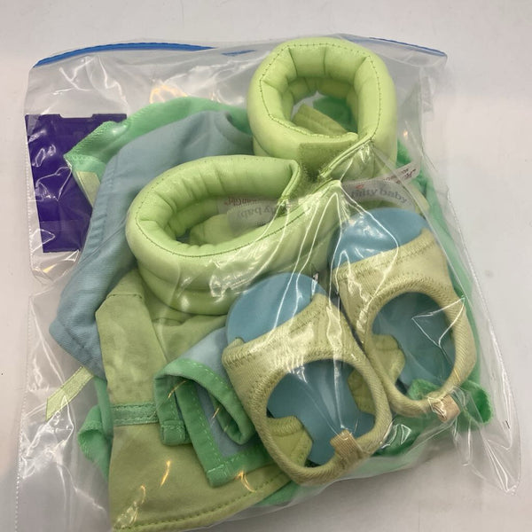 American Girl Bitty Baby Light Blue Green 6pc Sun & Swim 6pc Outfit