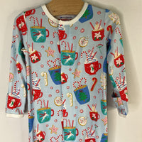 Size 3-6m: Magnetic Me Blue Holiday Coco Treats 1pc Pjs