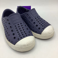 Size 7: Native Navy Perforated Slip-On Shoes