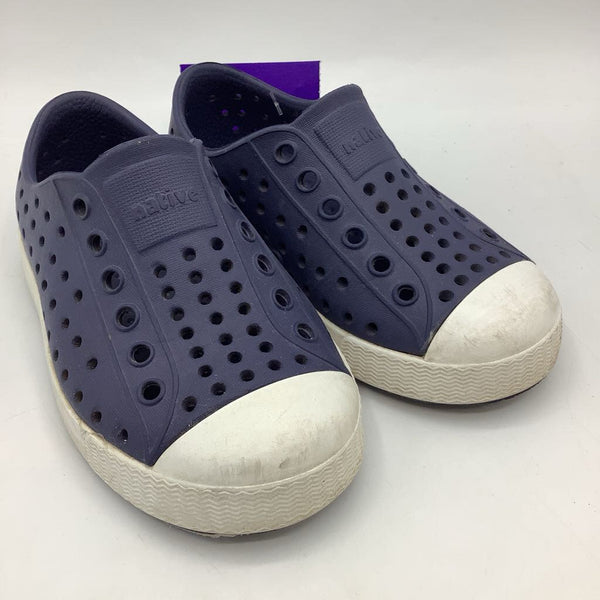 Size 7: Native Navy Perforated Slip-On Shoes