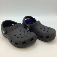 Size 7: Crocs Black Clogs
