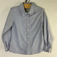 Size 5-6: LL Bean Blue Chambray Button-Up Shirt