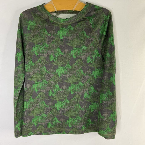 Size 6-7: REI Green/Gray Base Layer Shirt