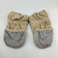 Size 3-6m: Goumi Beige Scratch Mitts