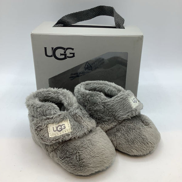Size 0-6m: Ugg Gray Fleece Booties