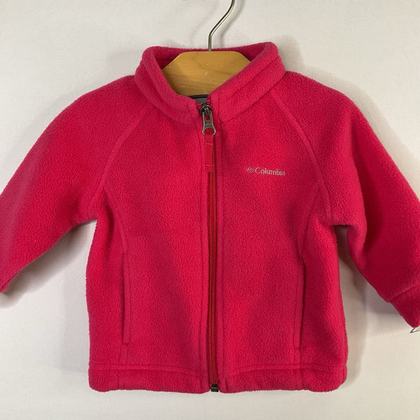 Size 3-6m: Columbia Hot Pink Fleece Zip Coat