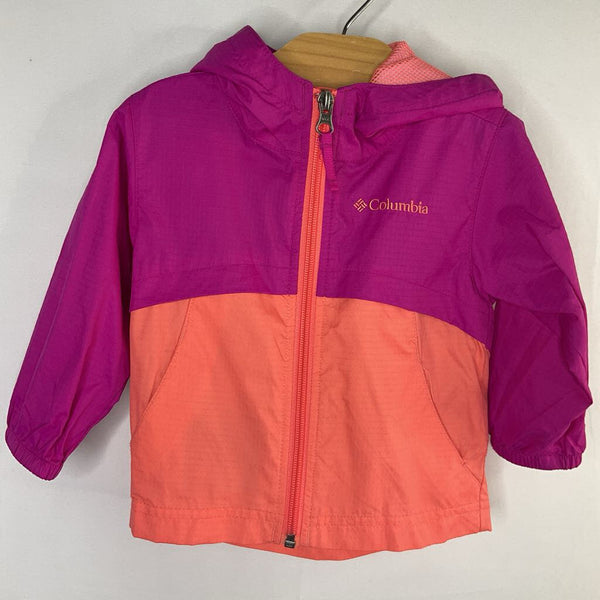 Size 6-12m: Columbia Purple/Orange Mesh Lined Raincoat
