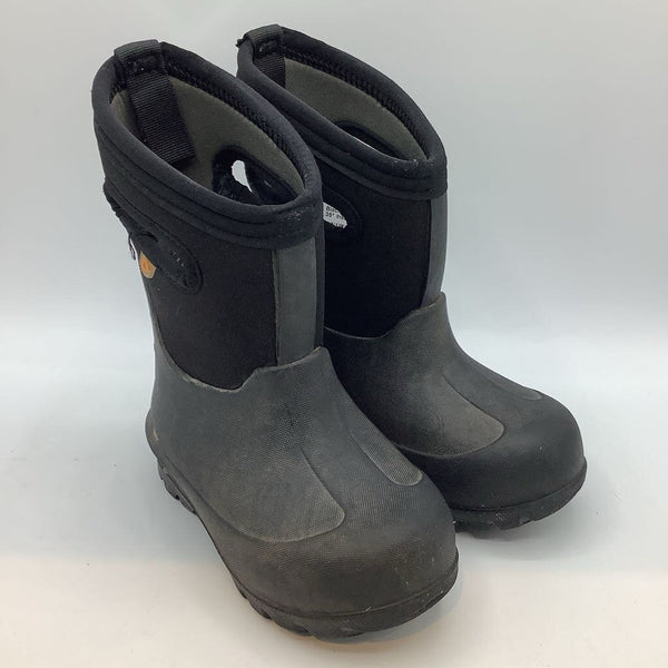 Size 7: Bogs Black/Grey/Purple/Blue Print -35* Insulated Rain Boots REDUCED