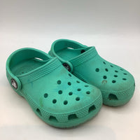 Size 8: Crocs Green Clogs