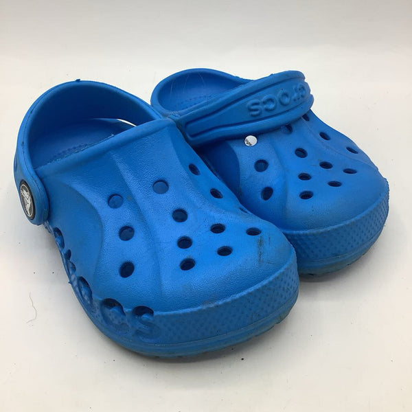 Size 7: Crocs Blue Clogs