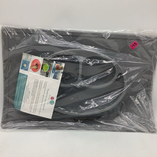 EZPZ Gray Silicone Suction Plate Mat NEW