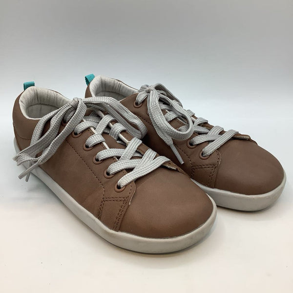 Size 3.5Y: Ten Little Brown Lace-Up Sneakers
