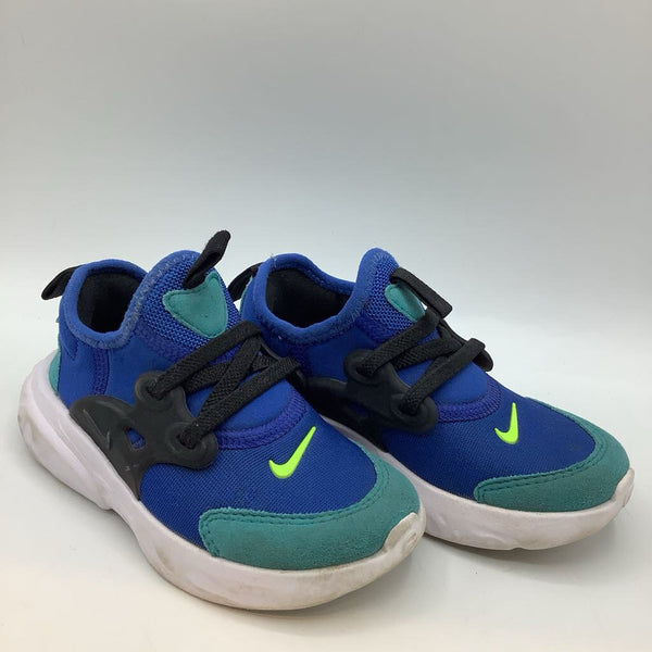 Size 9: Nike Blue/Green Slip-On Sneakers