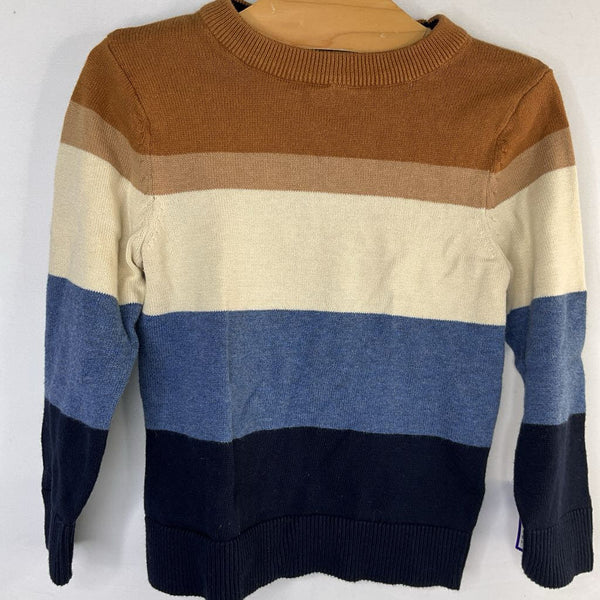 Size 3-4: H&M Brown/Multi Striped Sweater