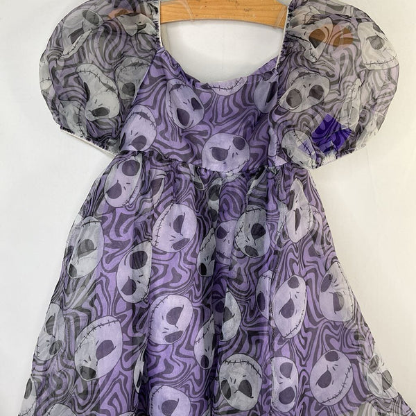 Size 6-7: Nightmare Before Christmas Purple/Black Jack Skellington Tulle Party Dress
