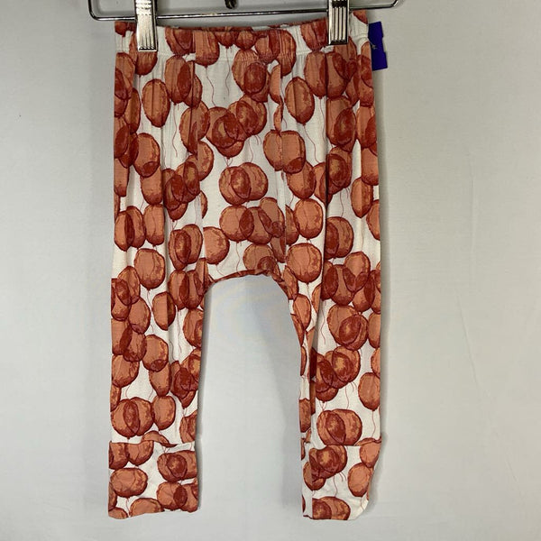 Size 3: Kate Quinn White Orange Balloons Leggings