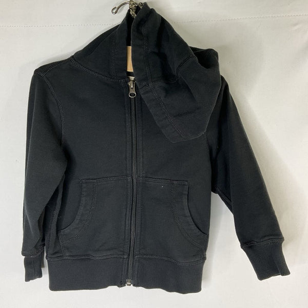Size 3 (90): Hanna Andersson Black Zip-Up Hoodie