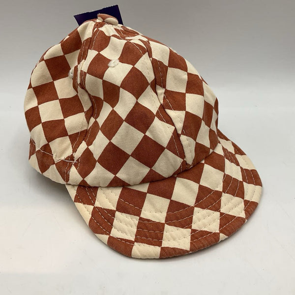 Size OS Toddler: Brown/Cream Checkered Toggle Hat
