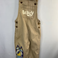 Size 3: Bluey Tan Overalls