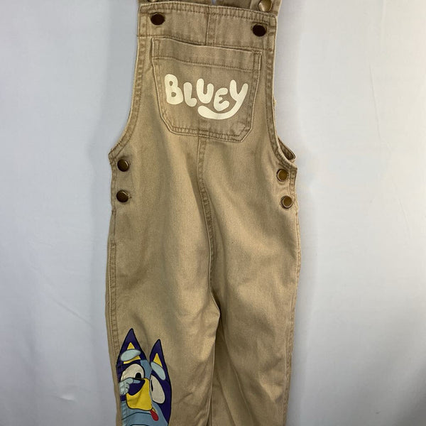 Size 3: Bluey Tan Overalls