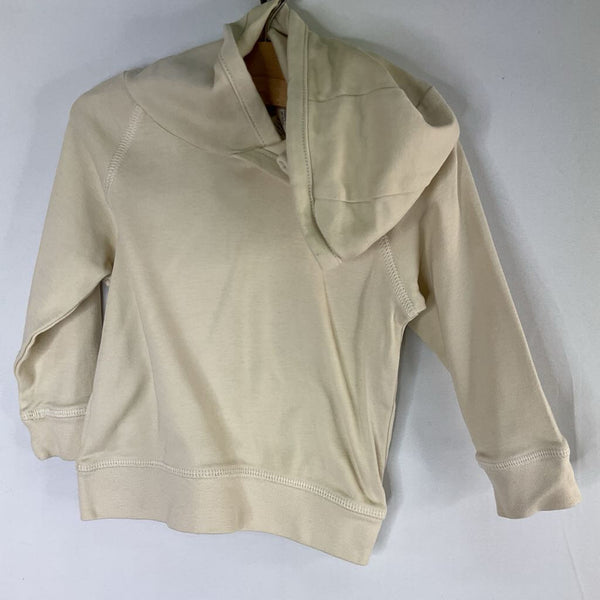 Size 12-18m: Colored Organics Cream Light Pullover Hoodie