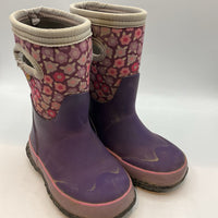 Size 9: Bogs Purple Floral -22* Rainboots REDUCED