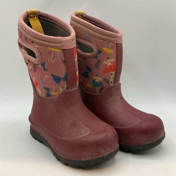 Size 9: Bogs Pink/Multi Woodland Fairies Insulated -30* Rain Boots REDUCED