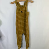 Size 9-12m: Name It Yellow Teddy Velour Overalls