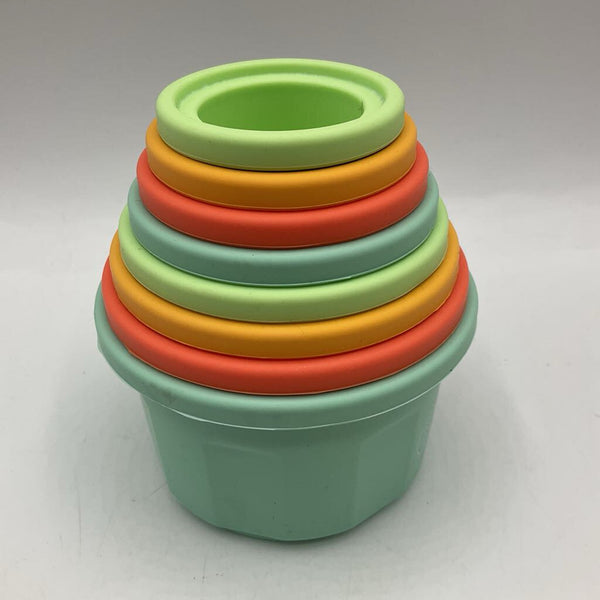 Bannor Colorful Silicone Stacking Cups