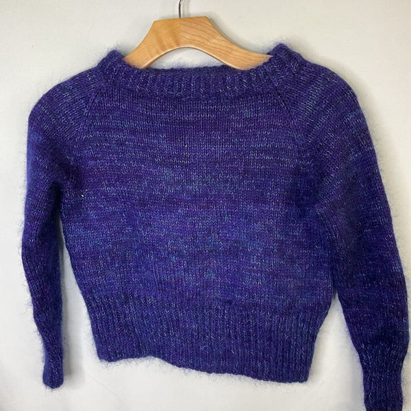 Size 7-8: One of a Kind Purple-Blue Sweater