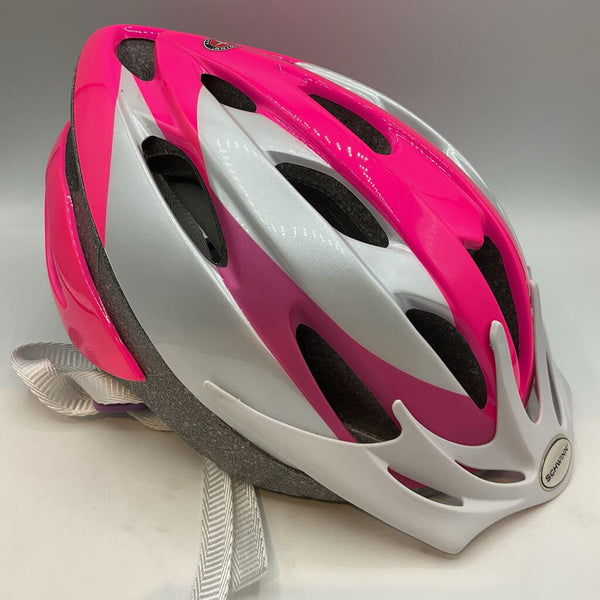 Schwinn Pink/Silver Adjustable Bike Helmet