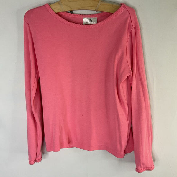 Size 6-7(120): Hanna Andersson Pink Long Sleeve Shirt