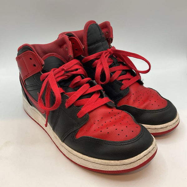 Size 7Y: Nike Air Jordan Red/Black Lace Sneakers REDUCED