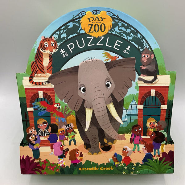 Crocodile Creek 48pc Day at the Zoo Puzzle