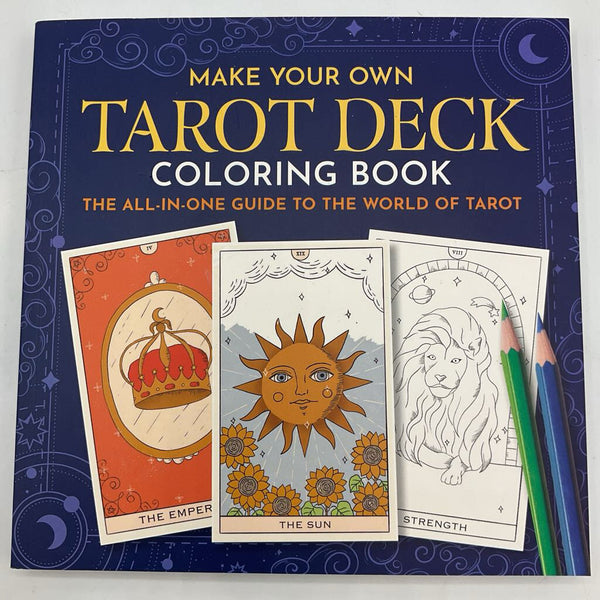 Make Your Own Tarot Deck Coloring Book (paperback)