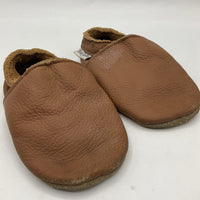 Size 12-18m: Mejale Brown Leather Baby Booties REDUCED