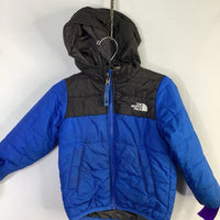 Size 2: The North Face Black/Blue Reversible Poly Puffer Coat REDUCED