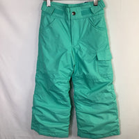 Size 4-5: Columbia Bright Blue Fleece Lined Adjustable Snow Pants