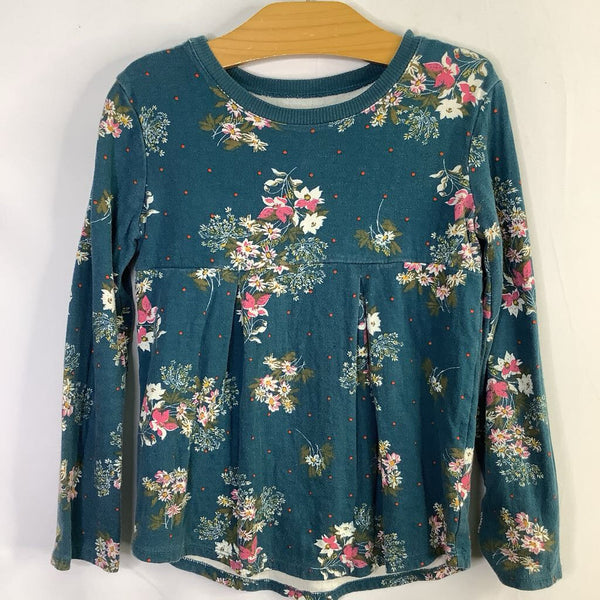 Size 6: Tucker + Tate Blue/Multi Floral Long Sleeve Top REDUCED
