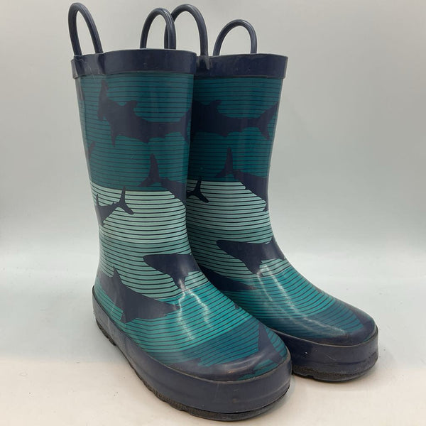 Size 11: Western Chief Blue Sharks Rain Boots