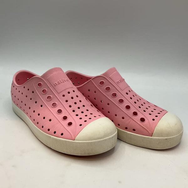Size 12: Native Pink Perforated Slip-On Shoes