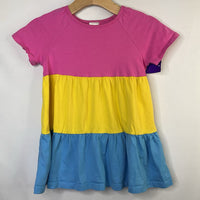 Size 8 (130): Hanna Andersson Pink/Yellow/Blue Top
