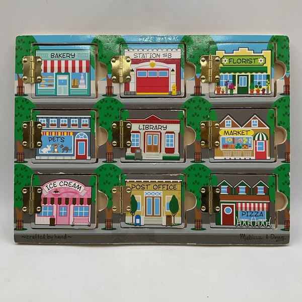 Melissa & Doug Hide & Seek Town Magnetic Activity Board