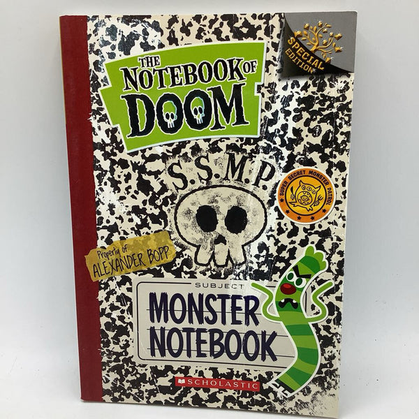 The Notebook of Doom: Monster Notebook (paperback)